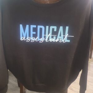Black Medical Assistant Sweatshirt
